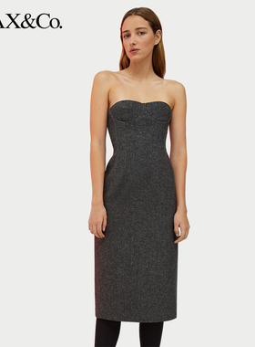 MAX&Co.De-Coated无袖中长裙3224023203001