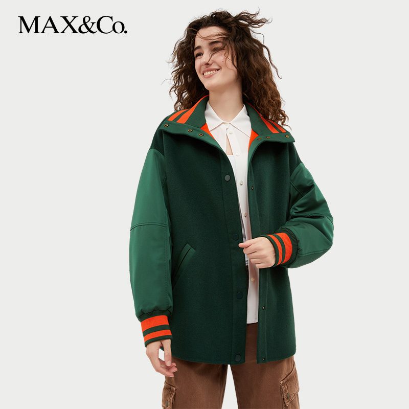 迷彩花卉连帽夹克短外套