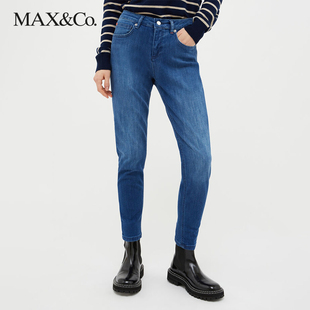 MAX&Co.秋冬修身 4184023003001 版 型锥形牛仔裤