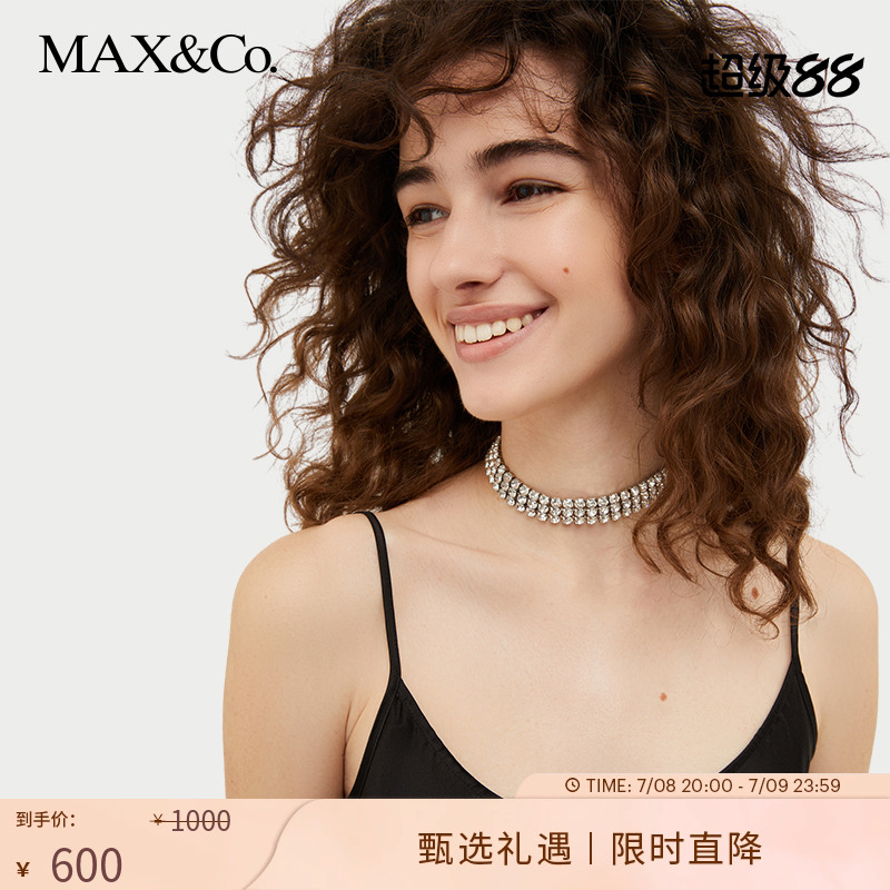 水钻点缀项链春夏水晶