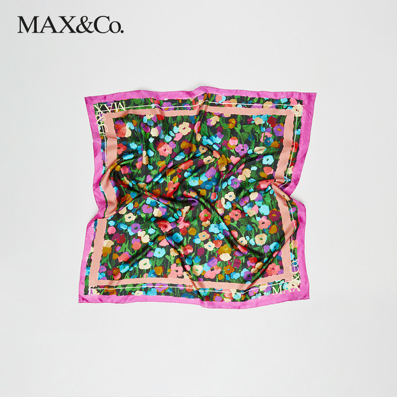 MAX&Co. 真丝斜纹布方巾4544023703,服饰配件/皮带/帽子/围巾,围巾/丝巾/披肩,淘宝优惠券,粉丝福利购,淘宝优惠卷