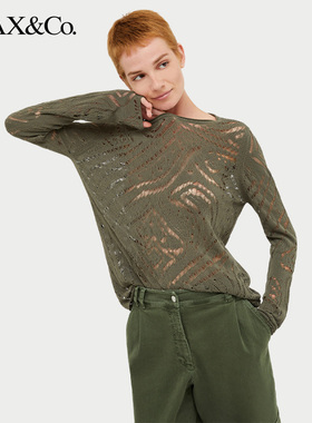 MAX&Co.春夏镂空毛衣长袖上衣6361064302maxco