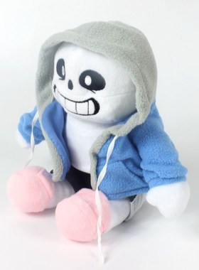 骷髅兄弟布娃娃传说之下sans手办生日礼物儿童礼物毛绒玩具小人仔