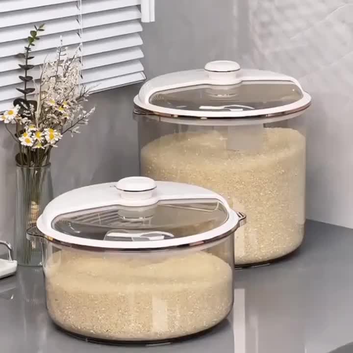 旋转米桶家用防潮防虫五