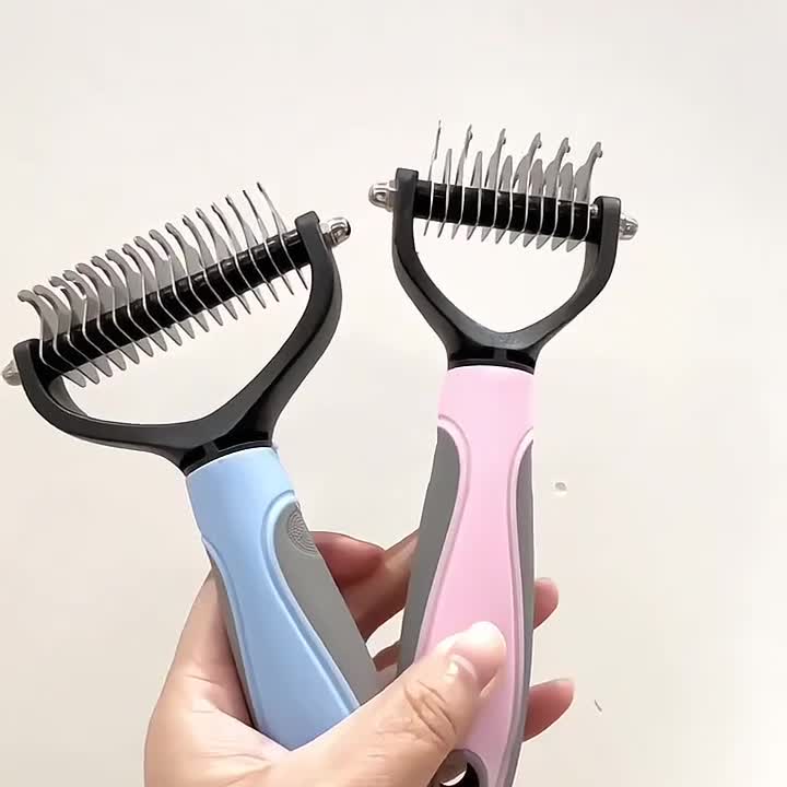 狗狗猫咪金毛泰迪开结梳