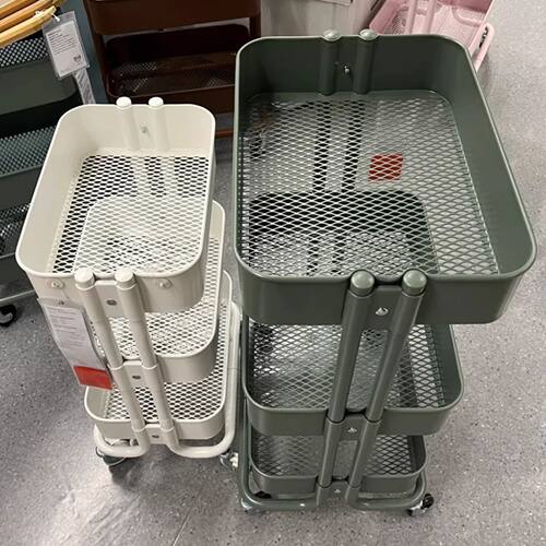 加厚置物架小推车可移动