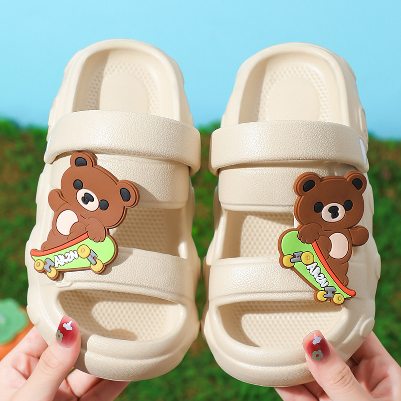 儿童卡通软底eva防滑不臭脚拖鞋