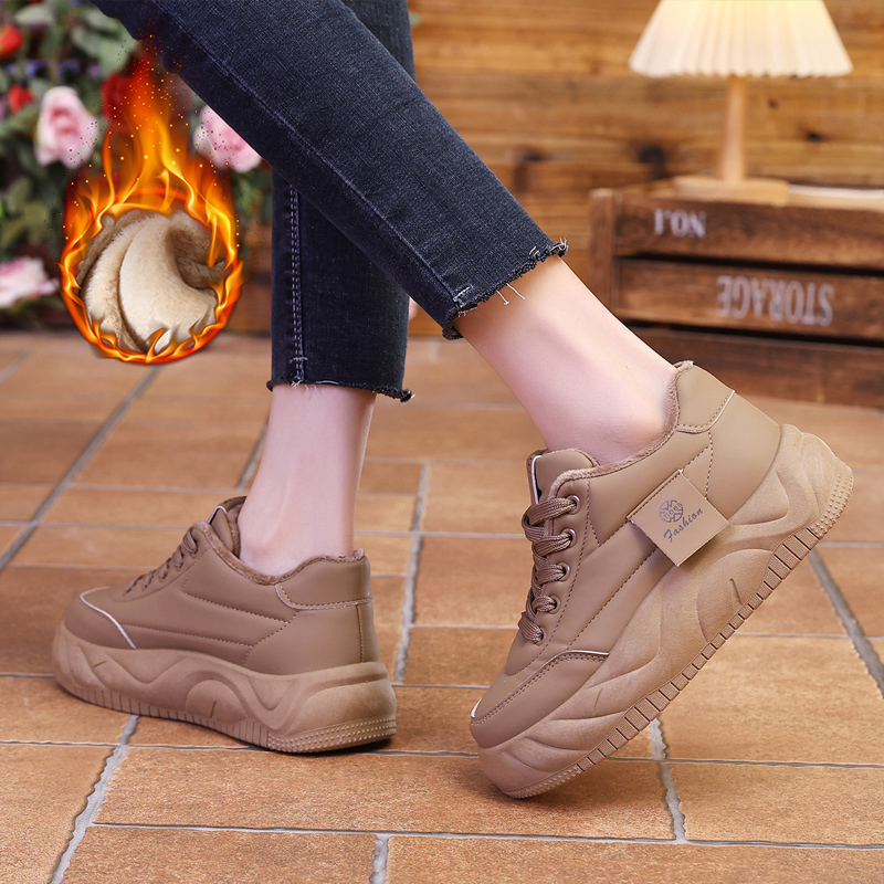 紅鲭蜒真皮加绒加厚哈尔滨雪地靴