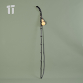 筇竹杖文玩拐杖葫芦装 饰摆件户外徒步登山杖防滑手杖