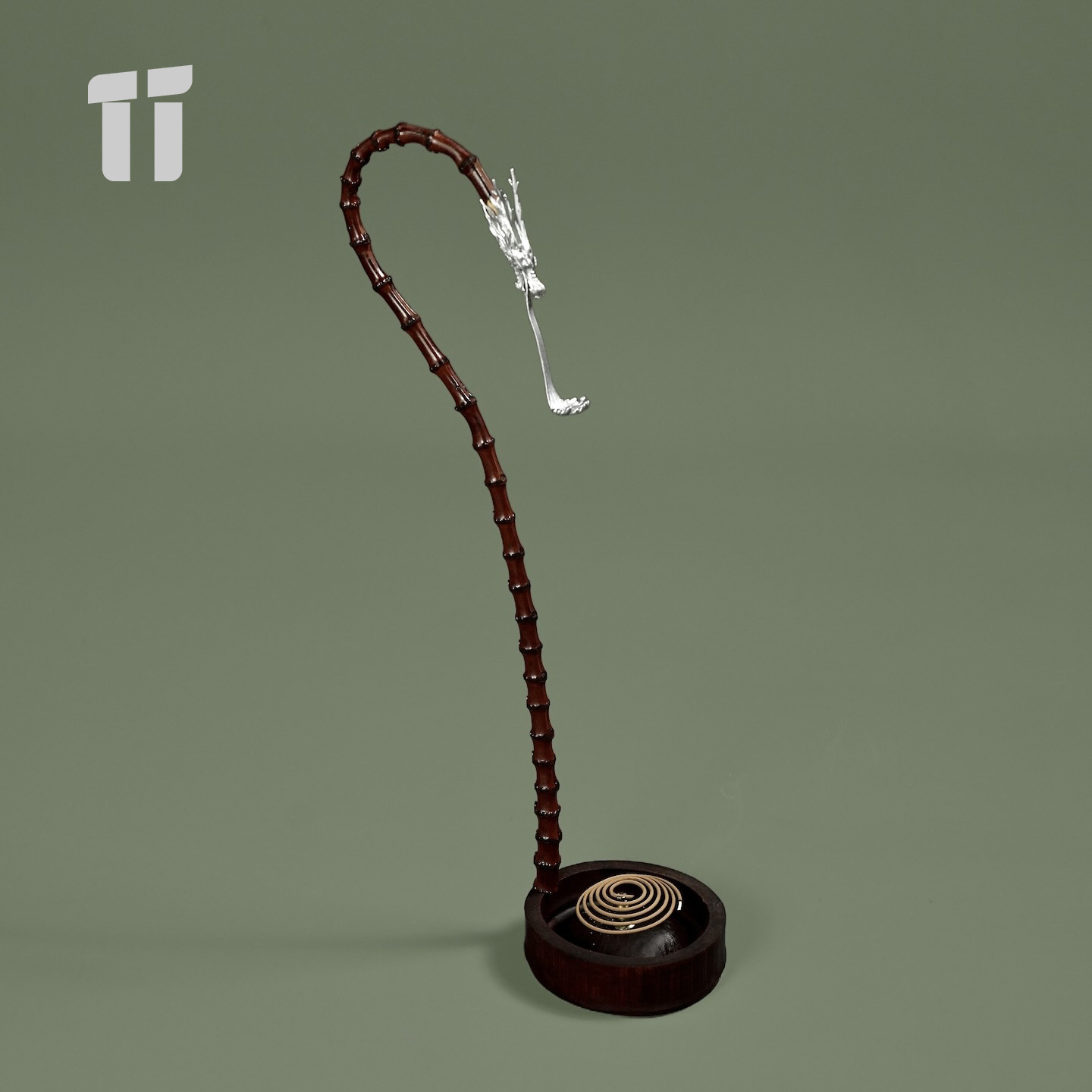 精品老竹根龙挂香倒流香熏香架