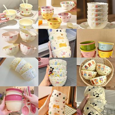 4.5寸日用陶瓷碗釉下彩碗