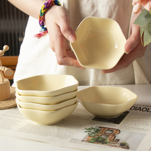 陶瓷小碗ins高颜值网红陶瓷火锅小料碗小碟子迷你超小酱油醋碟