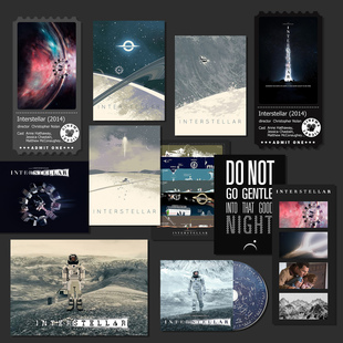 星际穿越电影冰箱贴磁贴装 饰周边创意亚克力礼物磁吸Interstellar