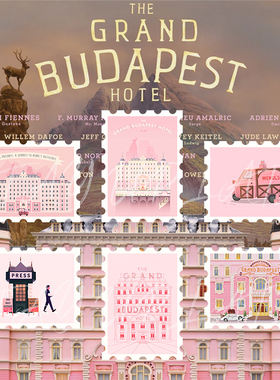 布达佩斯大饭店电影冰箱贴亚克力磁铁创意装饰周边磁吸自制原创