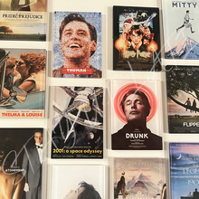 冰箱贴电影海报磁贴装饰周边创意原创自制亚克力礼物磁吸卡片