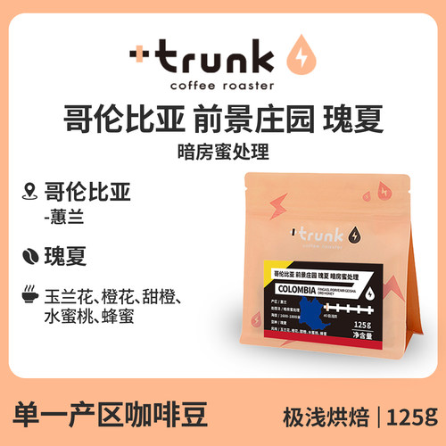 哥伦比亚前景庄园暗房蜜处理瑰夏