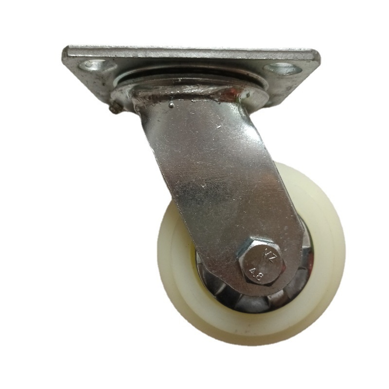 6寸尼龙万向脚轮重型刹车轮定向轮子手拖车滑轮平板车脚轮滚动轮