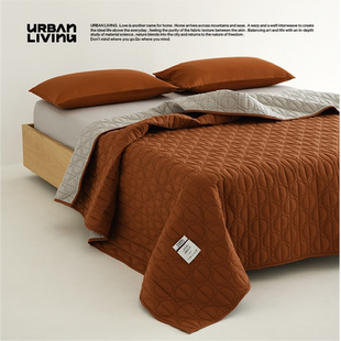 通用 四件套高级感纯棉被子榻榻米绗缝盖毯四季 URBAN LIVING床盖款