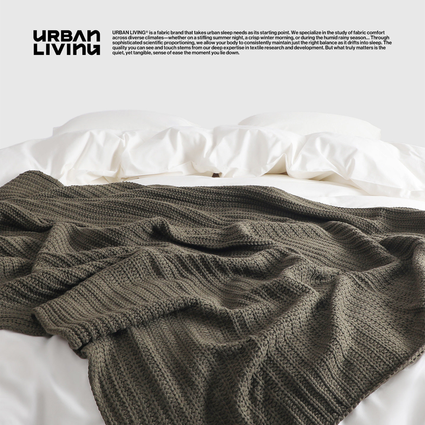 URBAN LIVING针织羊毛混纺毯子卧室盖毯四季通用午睡毛毯空调毯,床上用品,休闲毯/毛毯/绒毯,淘宝优惠券,粉丝福利购,淘宝优惠卷