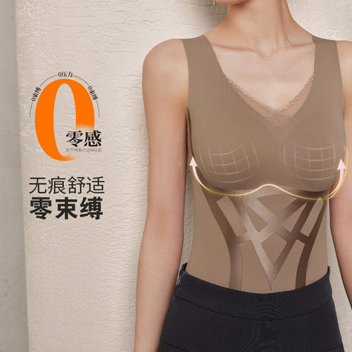 MANAI/曼爱高贵奢华塑身衣舒适女士上衣冬季常规美体保暖衣16895