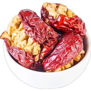 大皮院孙家红枣夹核桃仁陕西特产休闲零食300g大枣核桃夹心抱抱果