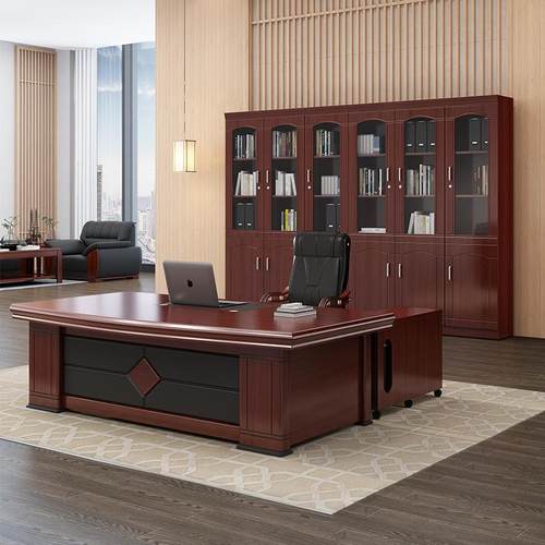 新中式高档老板桌厂家直销