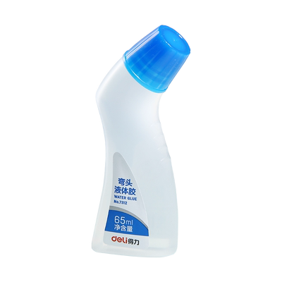 得力7312透明液体胶水办公学生用