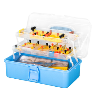 得力初中物理实验器材全套 电路标准教学仪器盒套装科学初三电学电路电磁学工具箱光学力学初中生九年级中学