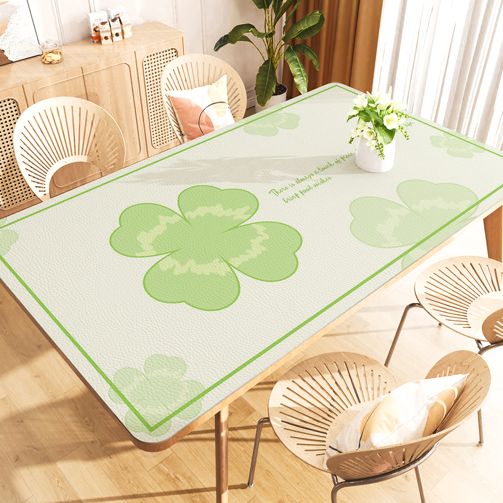 轻奢高级感皮革pvc台布桌垫