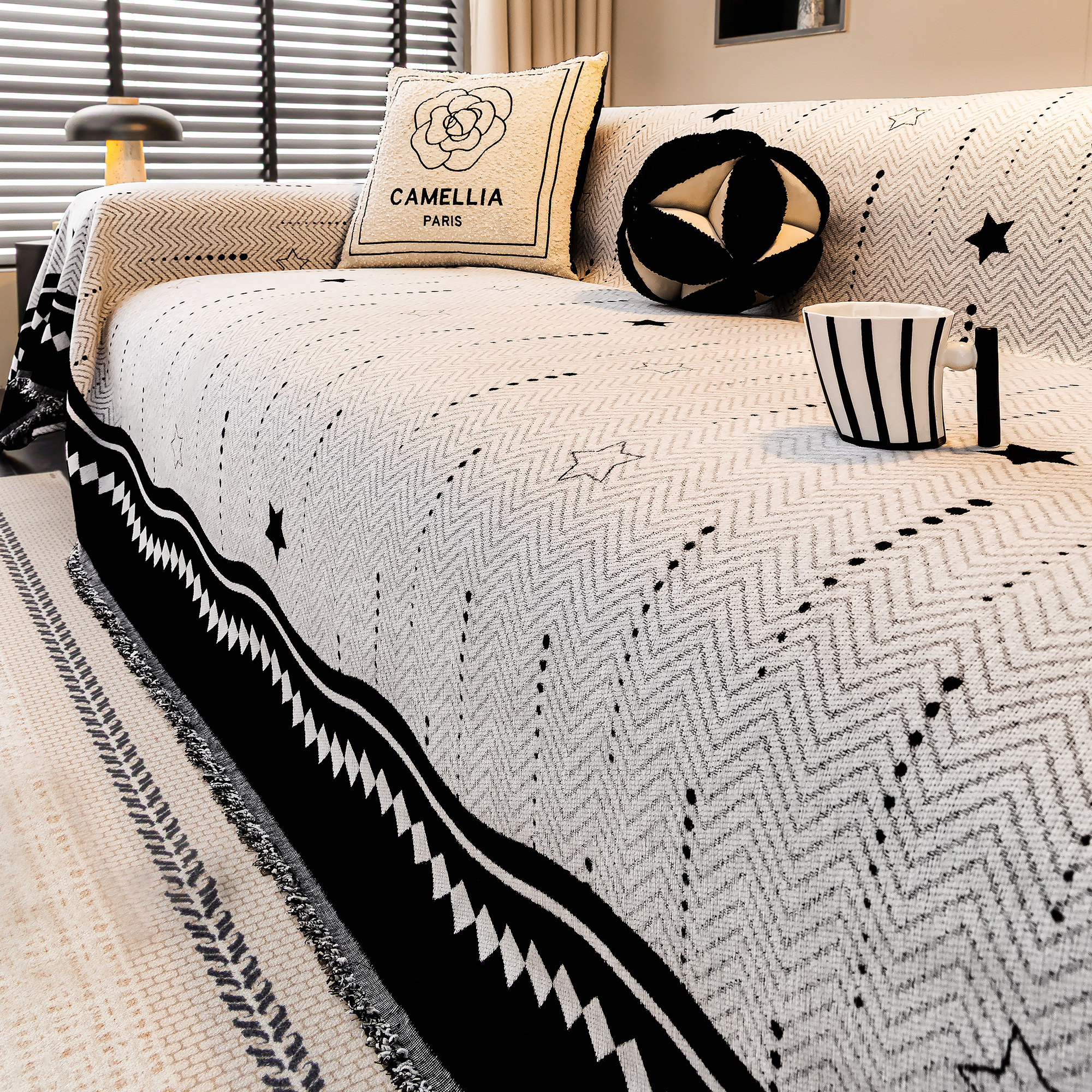 四季通用轻奢雪尼尔沙发巾一整片全盖沙发盖布2025新款防滑坐垫布,居家布艺,沙发套,淘宝优惠券,粉丝福利购,淘宝优惠卷