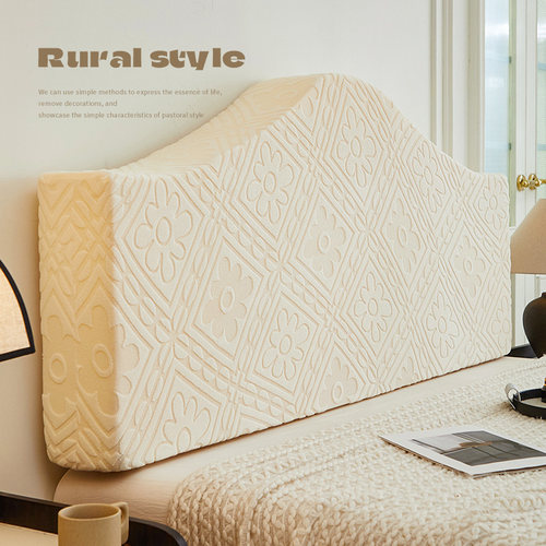 欧式半弧形床头保护套