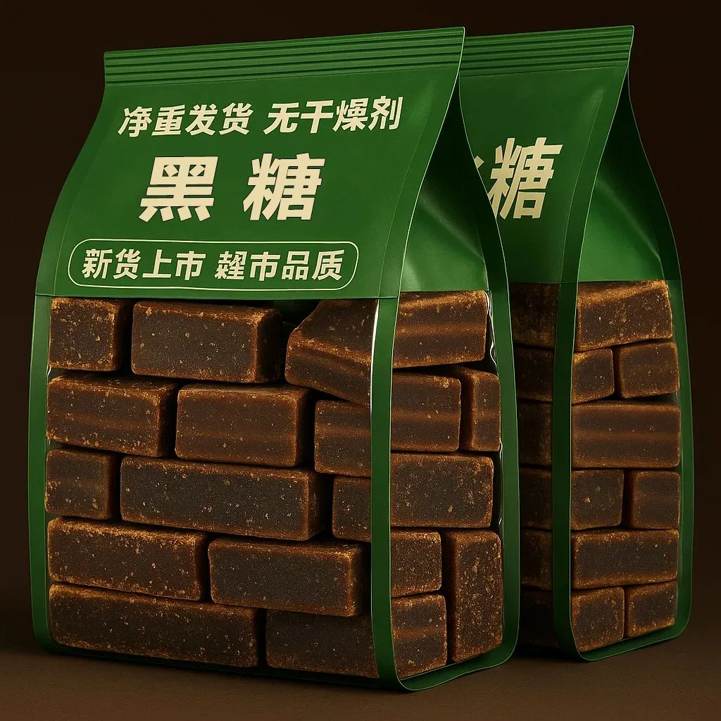 古法红糖老红糖糖块正宗甘蔗红黑纯手工姜茶熬制250g/120g批发4罐