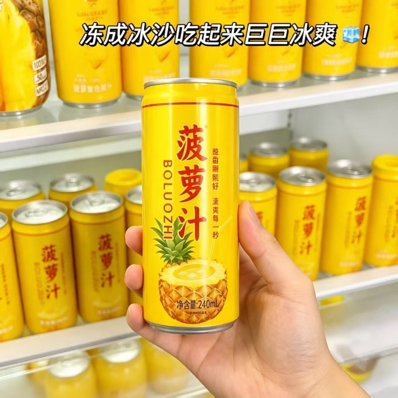 海南风味菠萝汁240ml整箱