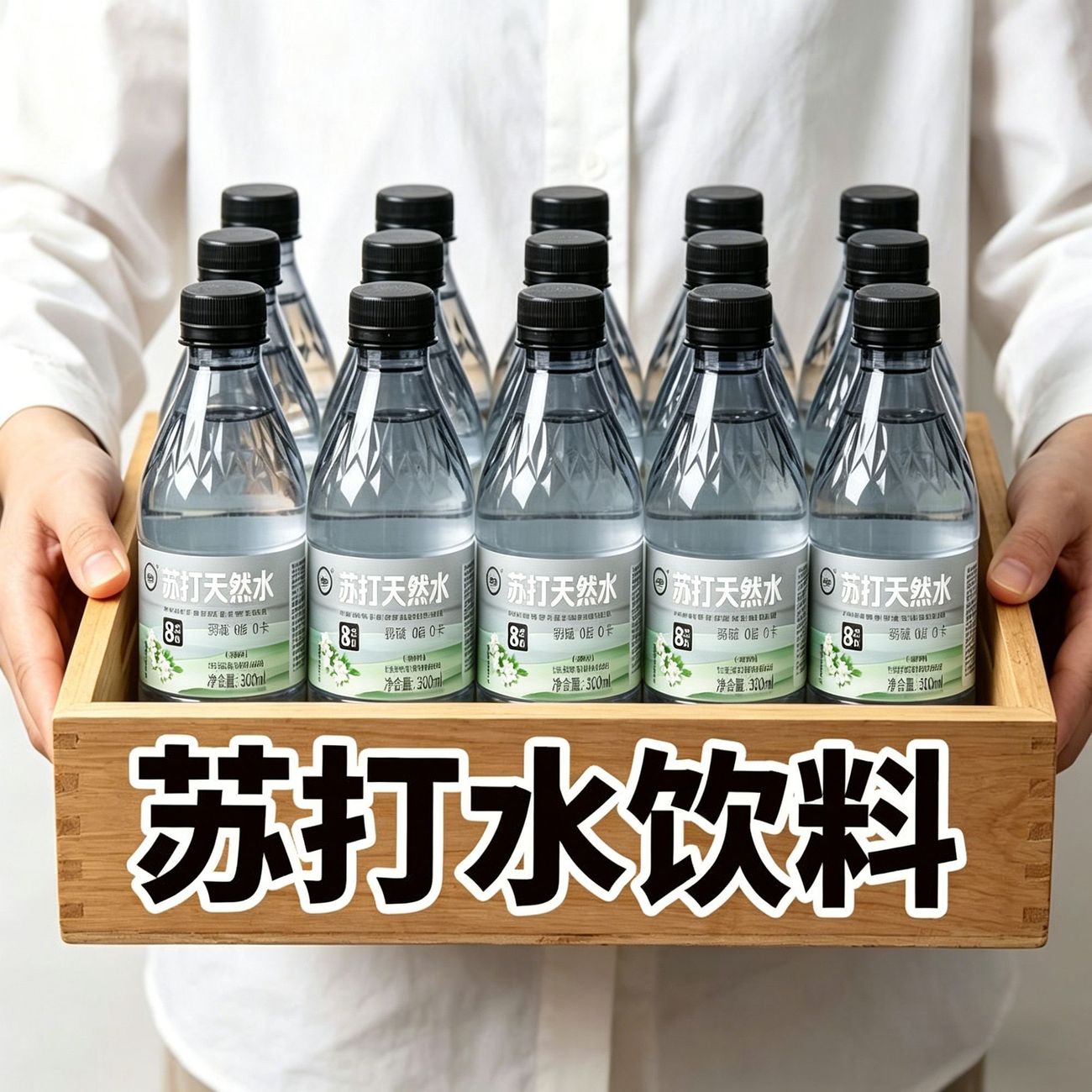 茉莉苏打水300ml*24整箱0脂