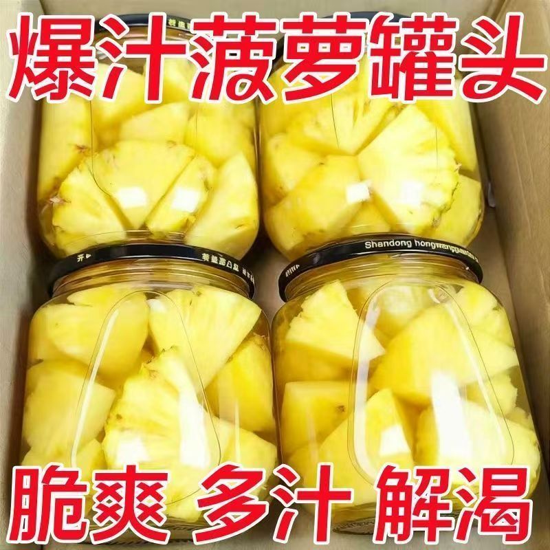 新鲜菠萝罐头应季新鲜菠萝水果