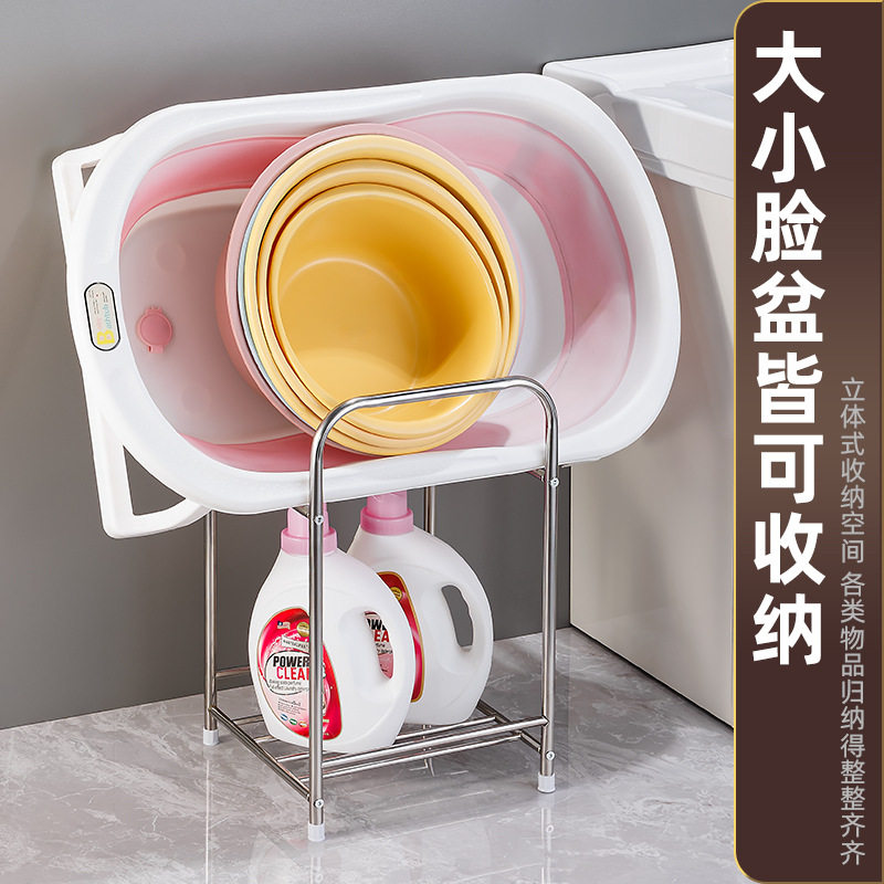 不锈钢多层置物架带轮脸