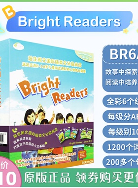朗文培生bright readers 6A 少儿英语分级阅读绘本 6-12岁主题式经典故事情景学科分册读物配套big english 6年级小学课外阅读