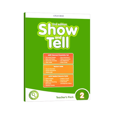 原版进口 牛津大学出版社3-6岁幼儿英语教材 新版 Show and tell 2级别教师用书 教案 国际幼儿园书籍幼儿启蒙综合教材