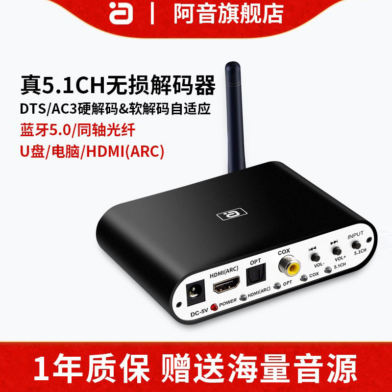 HDMI音频解码器阿音接电脑声卡