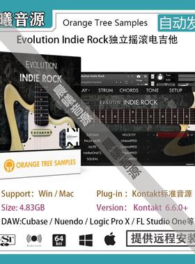 Evolution Indie Rock橙树独立摇滚电吉他音色库PC MAC编曲音源