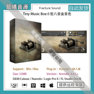 Tiny Music Box小型八音盒音色库 PC MAC编曲小众音源库一键入库