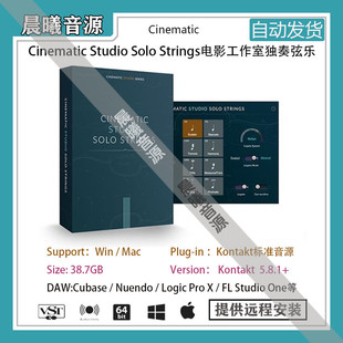 Cinematic Studio Solo Strings电影工作室独奏弦乐音色CSSS弦乐