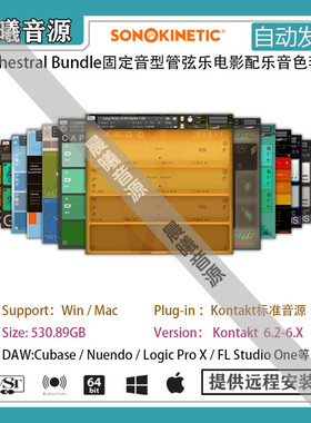 Sonokinetic Orchestral Bundle 固定音型管弦乐电影配乐音色全套
