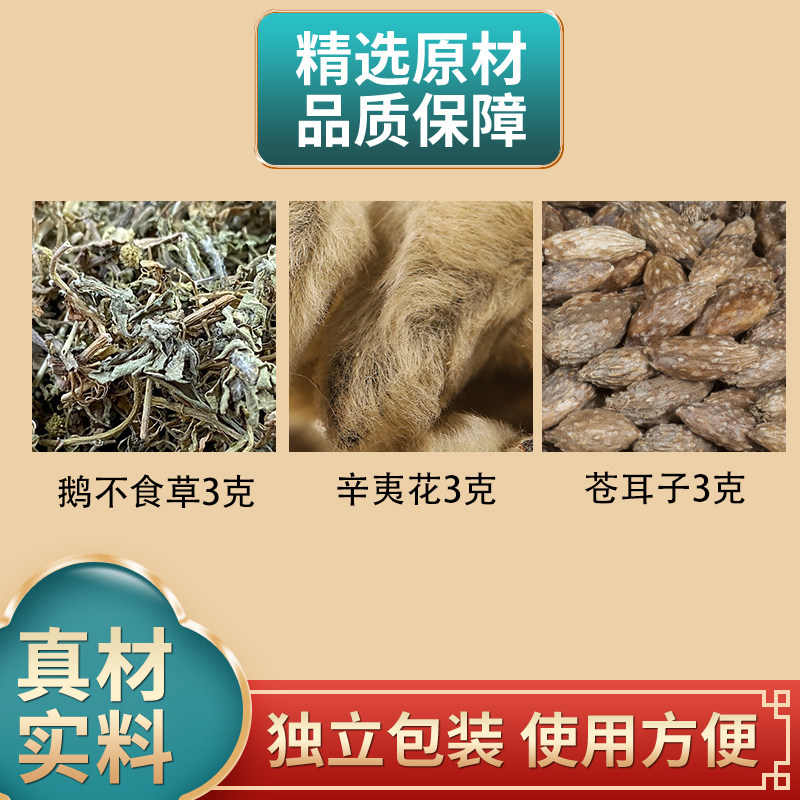鹅不食草辛夷花苍耳子