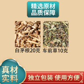 白茅根20克车前草10克组合中药材原材料独立包装 煮水泡水