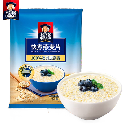 桂格即食快煮400g袋装原味燕麦片