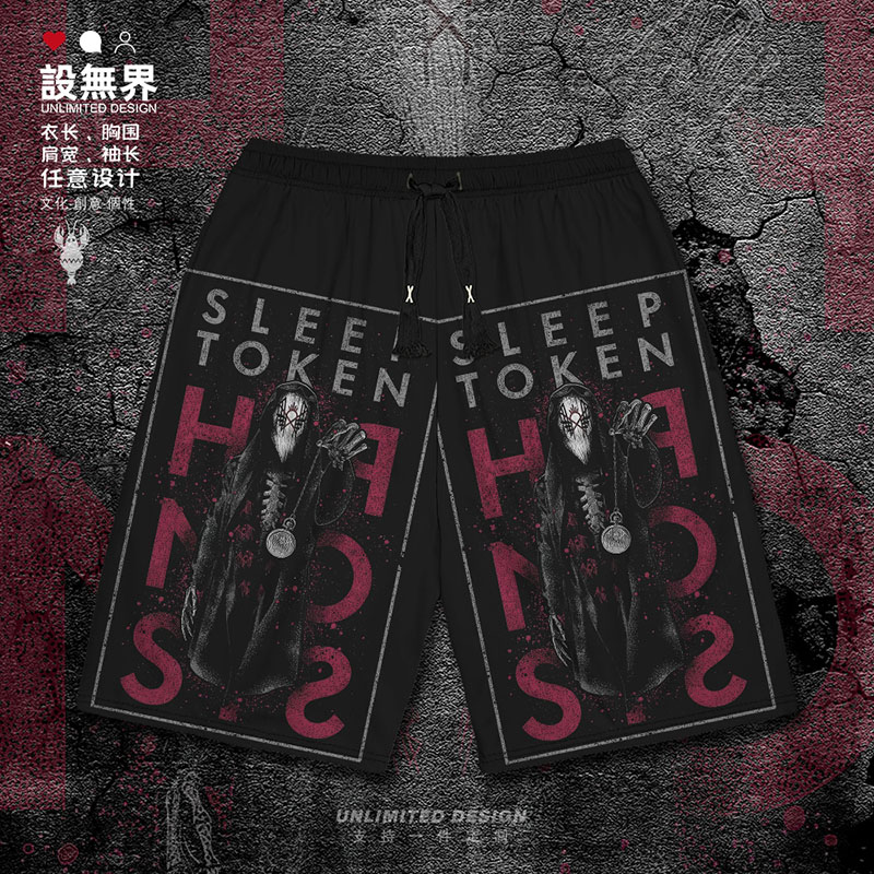 英国摇滚乐队SleepToken睡短裤