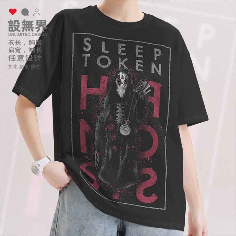 英国摇滚乐队SleepToken睡眠T恤