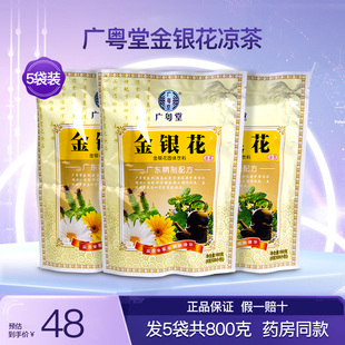广粤堂金银花固体饮料广式广东凉茶鱼腥草中草药颗粒冲剂茶包5袋