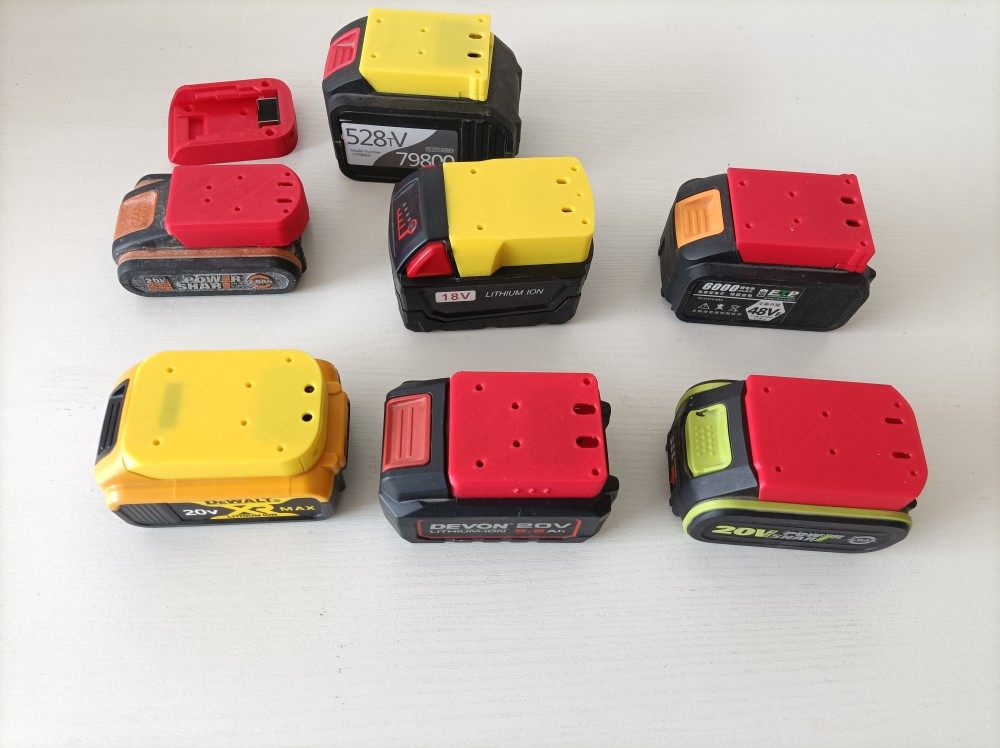 得伟电池挂架改装电池底座改装米沃奇